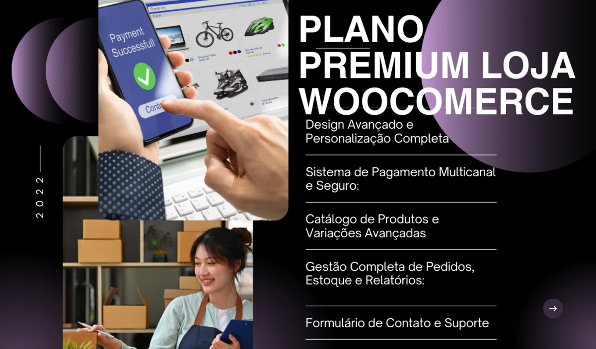 Plano WooCommerce Premium - Loja Online Completa (Com Suporte Avançado)